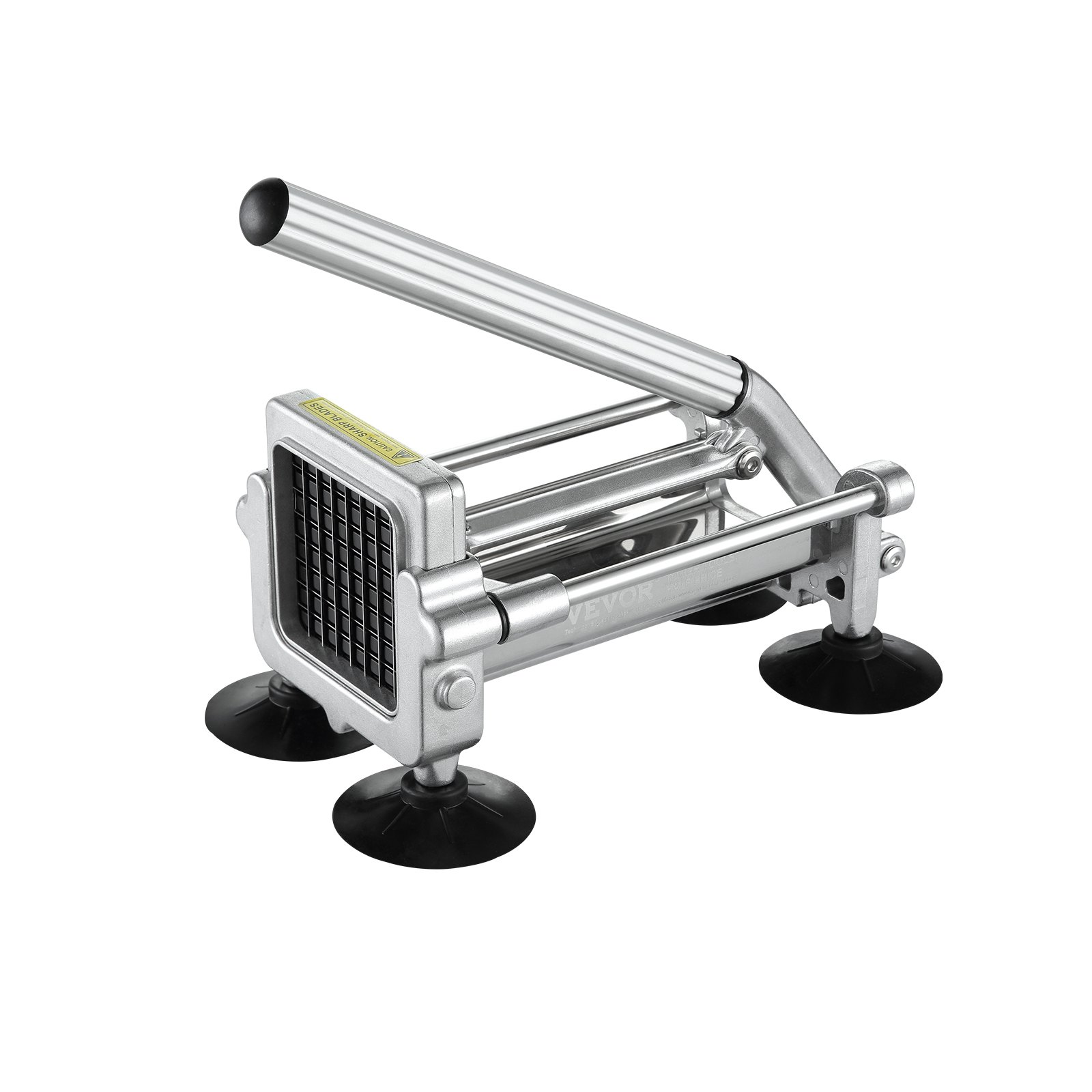 VEVOR French Fry Cutter Stainless Steel Potato Vegetable Slicer Chopper 2 Blades