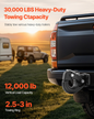 VEVOR Pintle Hitch Trailer Hitches Receiver for 2.5"-3" Lunette Ring 30000 lbs