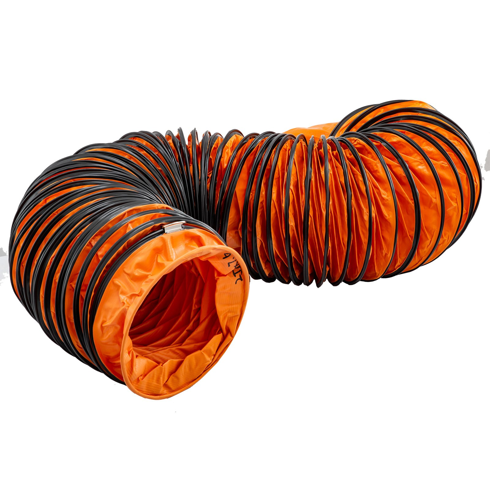 7.6 M/25 Ft Pvc Flexible Duct Hosing For 250 Mm/10 Inch Diameter Exhaust Fan