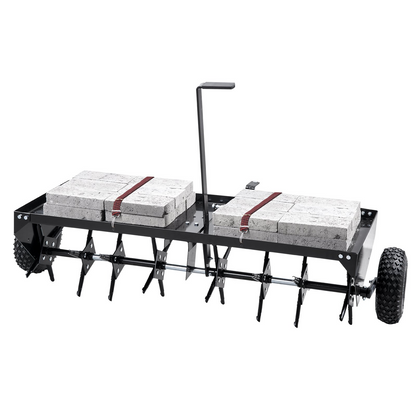 VEVOR 48" Tow Behind Plug Aerator with Universal Hitch Lawn Aerator Tow Behind