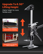 VEVOR Labor Saving Arm Jack 2 PCS 200kg Capacity 2 Modes Lifting to 165mm Black