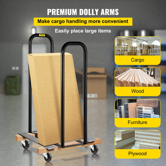 VEVOR Dolly Converter Dolly Bar 12.8 Inch X 5.0 Inch Mattress Dolly 250Lbs