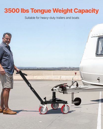 Trailer Dolly 3500lbs Tongue Weight Capacity 18 and 22 inch Height Adjustable