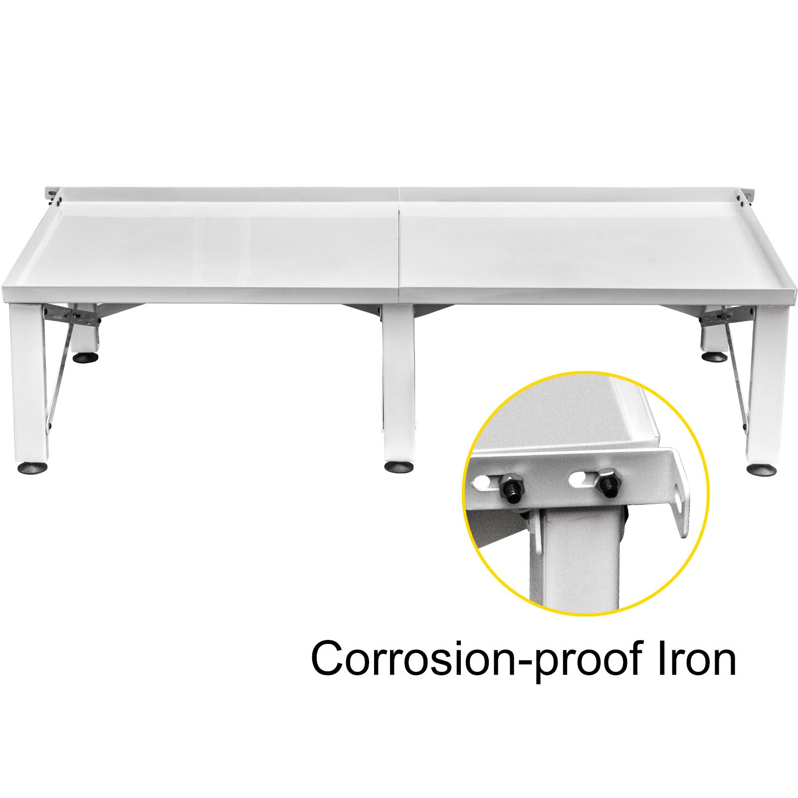 VEVOR Laundry Pedestal 124x54.9 cm Universal Laundry Pedestal 30 cm Height Laundry Pedestal Universal with Height-adjustable Feet for Washing Machines, Dryers, Freezers or Refrigerator