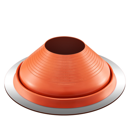 VEVOR Metal Roof Pipe Flashing Boot Fits 10" - 19" Pipe High Temp Red Silicone
