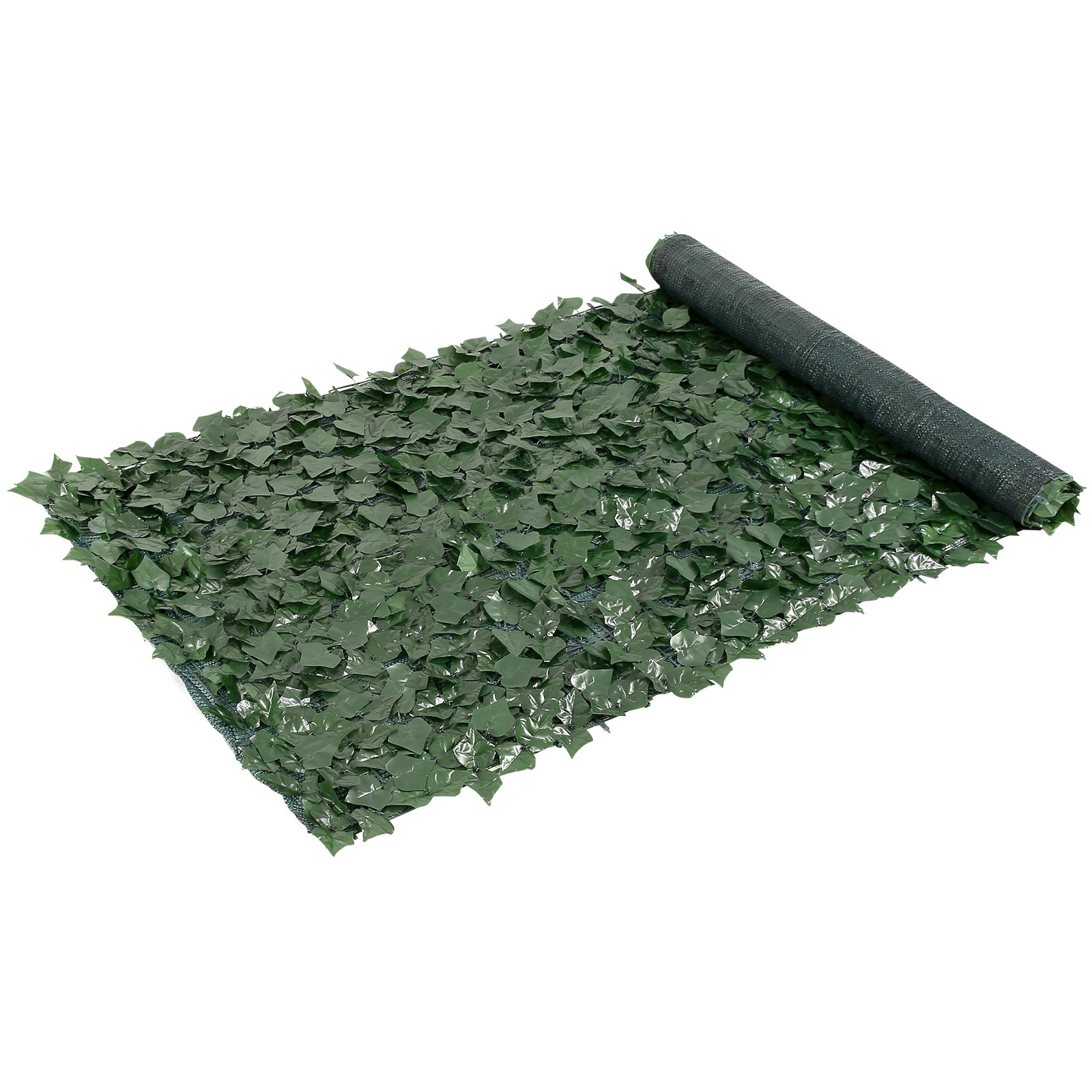 VEVOR Ivy Privacy Fence, 990 x 2490 mm  Artificial Green Wall Screen, Greenery Ivy Fence with Mesh Cloth Backing and Strengthened Joint, Faux Hedges Vine Leaf Decoration for Outdoor Garden, Yard