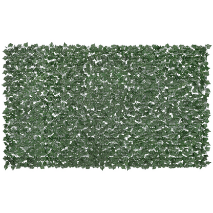 VEVOR Ivy Privacy Fence, 1500 x 2490 mm Artificial Green Wall Screen, Greenery Ivy Fence with Strengthened Joint, Faux Hedges Vine Leaf Decoration for Outdoor Garden, Yard, Patio Decor