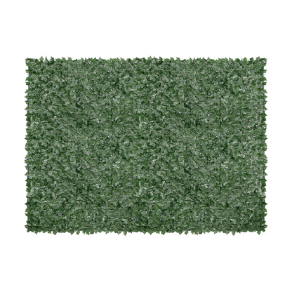 VEVOR Ivy Privacy Fence, 1830 x 2440 mm Artificial Green Wall Screen, Greenery Ivy Fence with Mesh Cloth Backing and Strengthened Joint, Faux Hedges Vine Leaf Decoration for Outdoor Garden, Yard