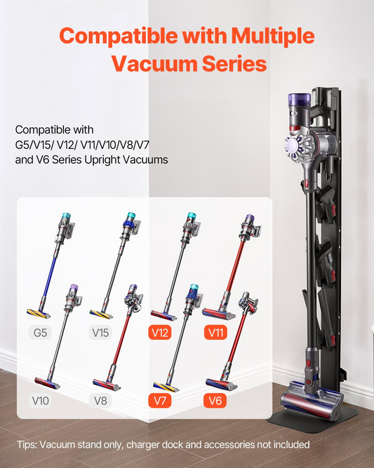 VEVOR Vacuum Stand for Dyson Multi-Models Stable Storage Bracket Holder Black