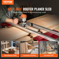 VEVOR Router Sled Adjustable Wood Slab Flattening Mill Router Jig 60" Length