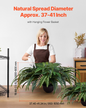 VEVOR Artificial Boston Fern Large Plastic Fern 80 Branches Indoor Outdoor Decor