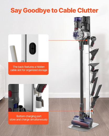 VEVOR Vacuum Stand for Dyson Multi-Models Stable Storage Bracket Holder Gray