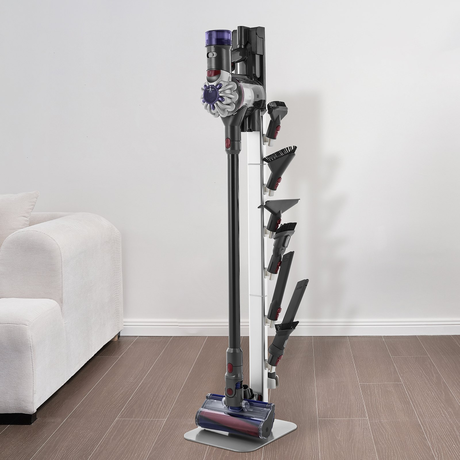 VEVOR Vacuum Stand for Dyson Multi-Models Stable Storage Bracket Holder Gray