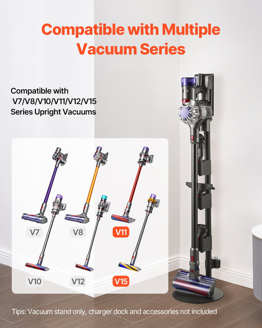 VEVOR Vacuum Stand for Dyson Multi-Models Storage Bracket Holder with 4 Pads
