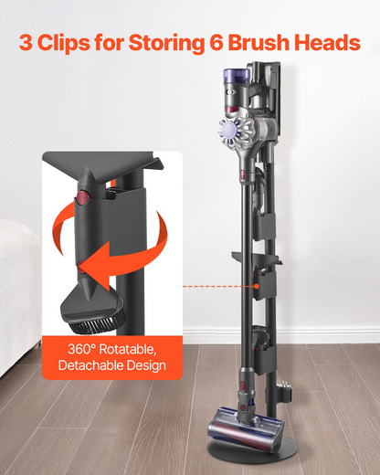 VEVOR Vacuum Stand for Dyson Multi-Models Storage Bracket Holder with 4 Pads
