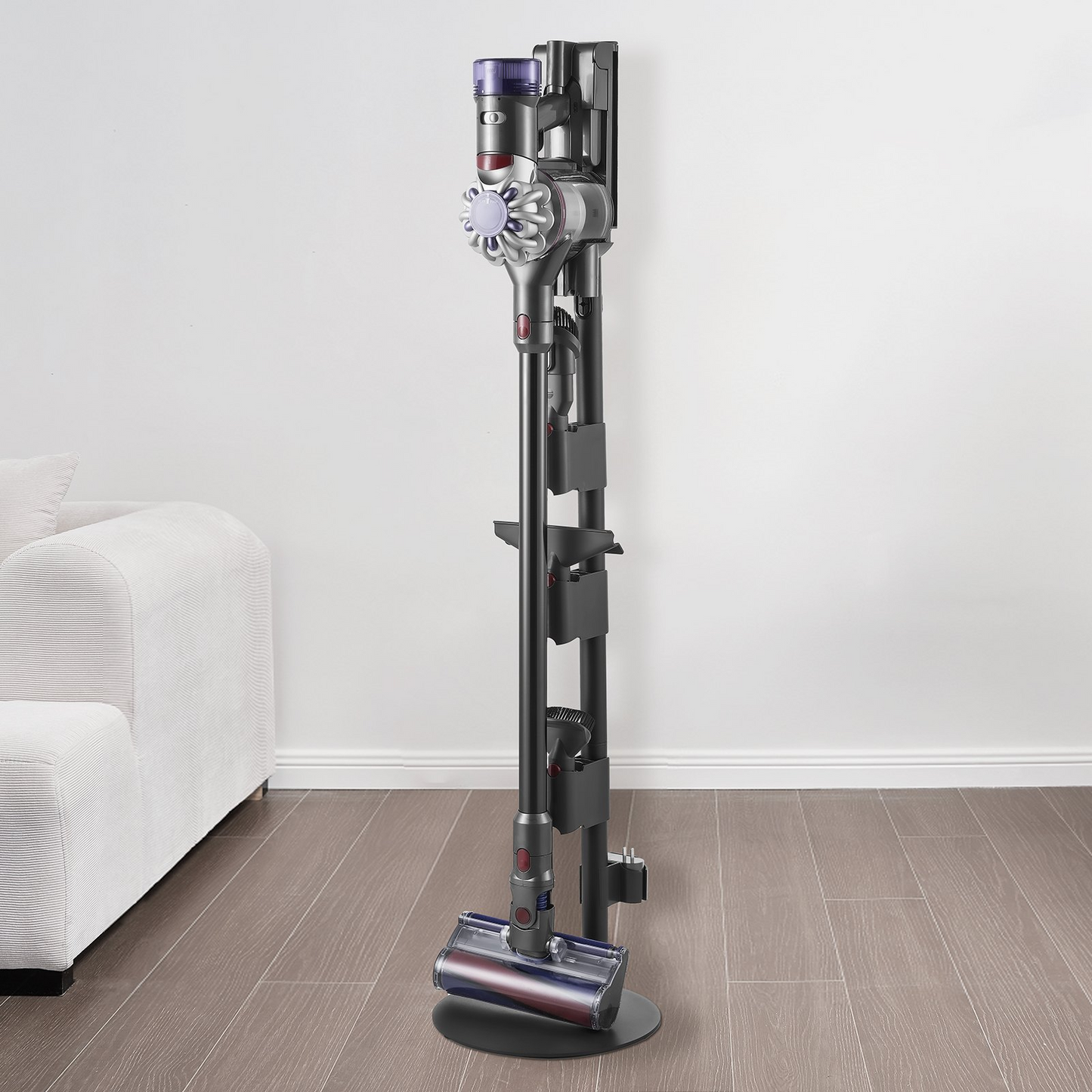 VEVOR Vacuum Stand for Dyson Multi-Models Storage Bracket Holder with 4 Pads