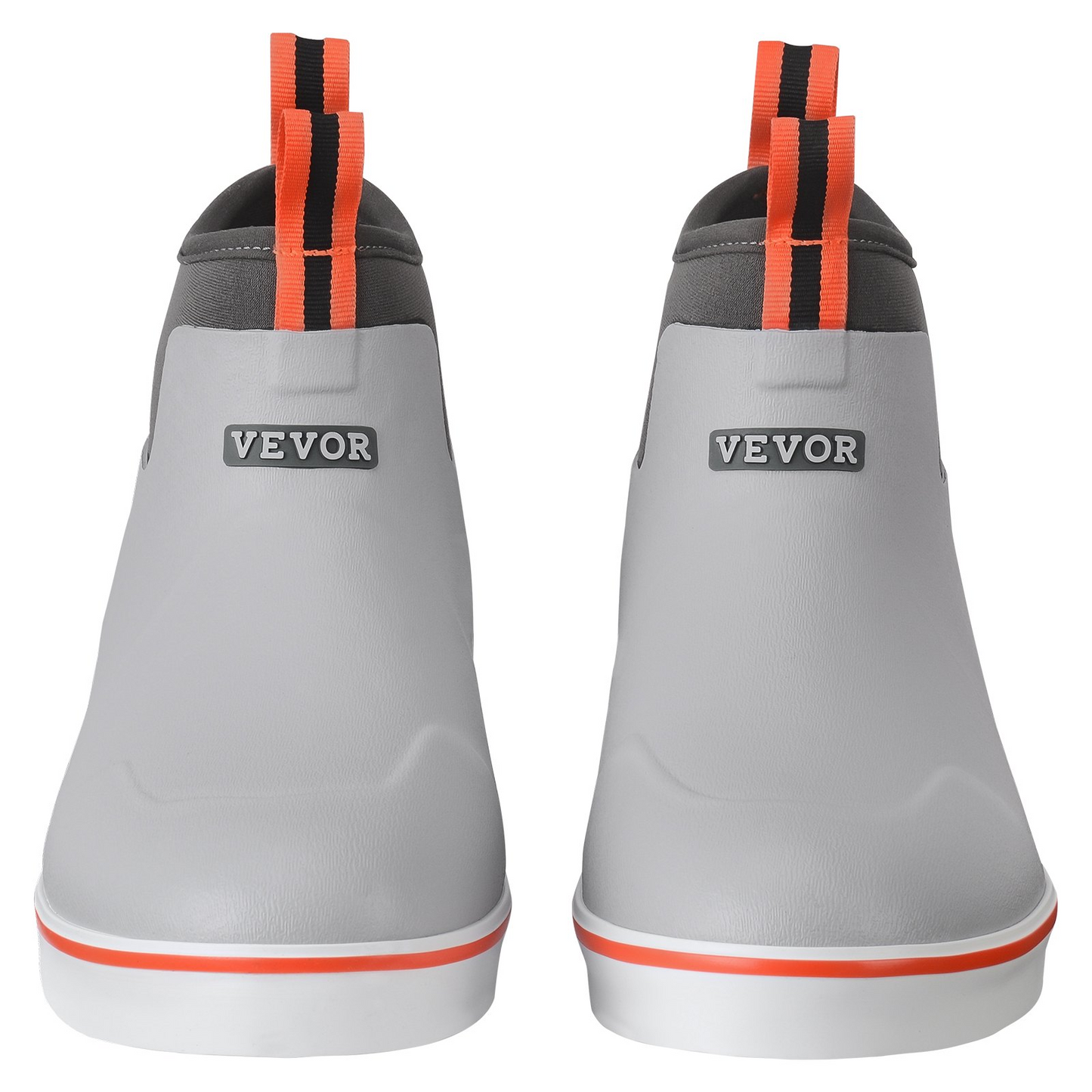 VEVOR Men's Ankle Deck Boots Waterproof Anti-Slip Work Rain Boots Size 10 US