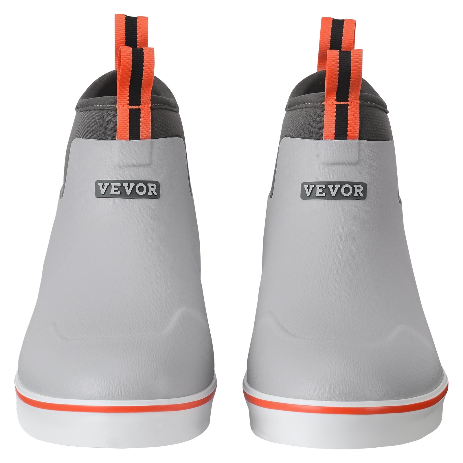 VEVOR Men's Ankle Deck Boots Waterproof Anti-Slip Work Rain Boots Size 10 US