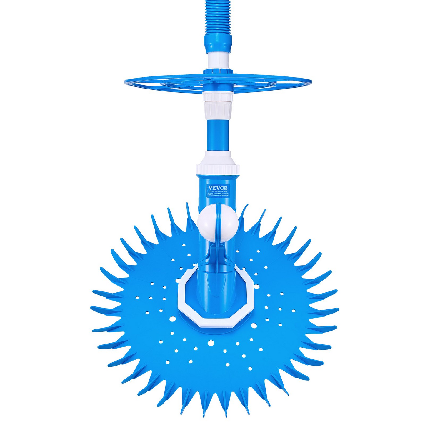 VEVOR Suction Pool Cleaner Vacuum Cleaner 12 Hoses for In/Above-ground Pool