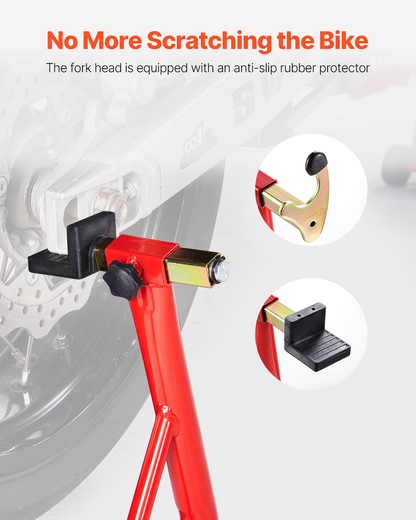 VEVOR Motorcycle Stand Lift 850 lbs Rear Spoolift Paddock Swingarm Arm Red