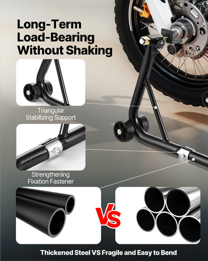 VEVOR Motorcycle Front & Rear Stand Lift 1100 lbs Spoolift Paddock Swingarm Arm
