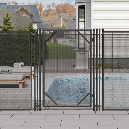 VEVOR Pool Fence Gate 121.9 cm x 76.2 cm Removable Inground Pool Gate for Kids Security
