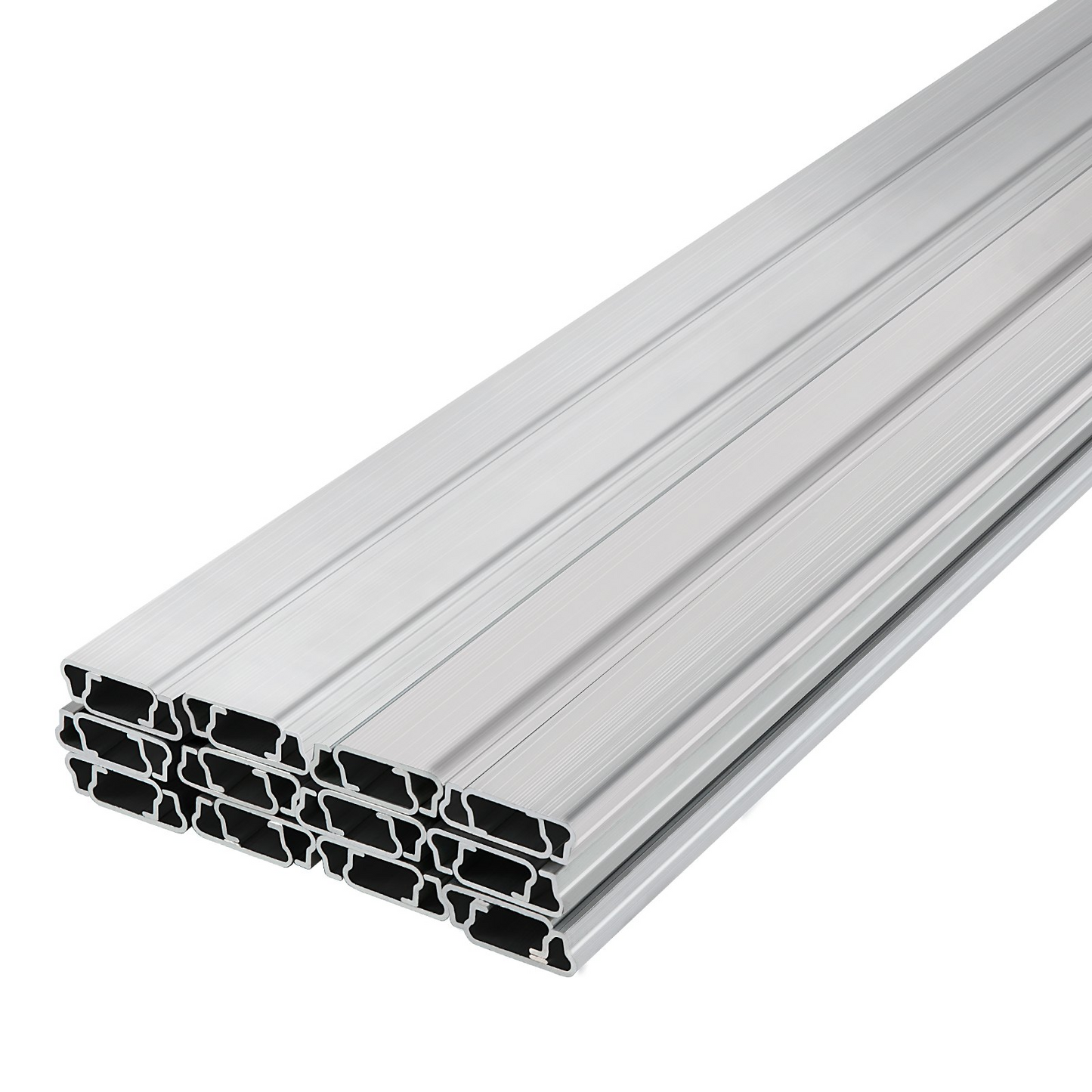 VEVOR Greenhouse Wiggle Wire &Aluminum Alloy Spring Lock U-Channel 6.56ft 30PCS