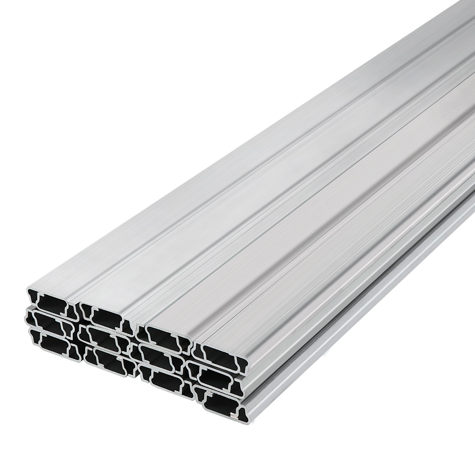 VEVOR Greenhouse Wiggle Wire &Aluminum Alloy Spring Lock U-Channel 6.56ft 30PCS