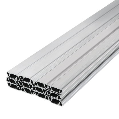VEVOR Greenhouse Wiggle Wire &Aluminum Alloy Spring Lock U-Channel 6.56ft 30PCS