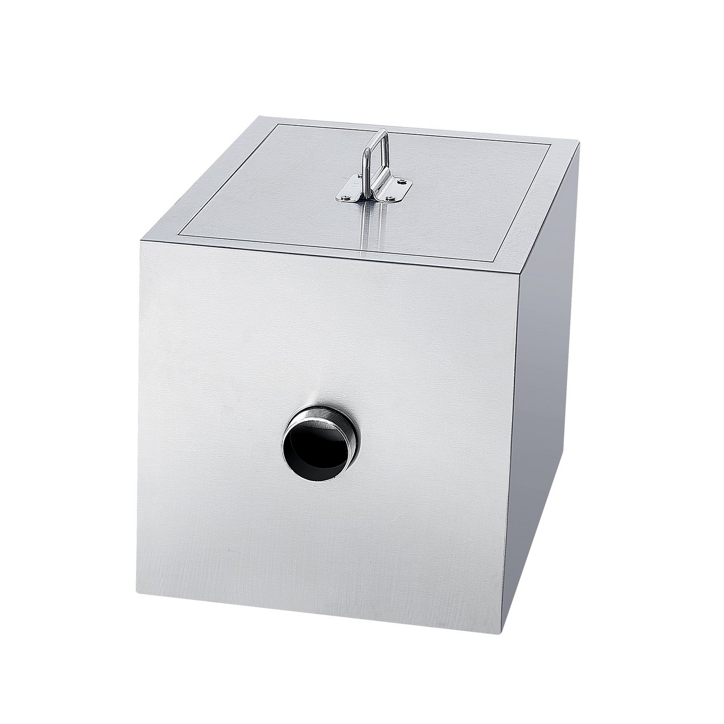 VEVOR Commercial Grease Trap, 3.6 kg Grease Interceptor, Side Inlet Interceptor, Under Sink Stainless Steel Grease Trap, 2.8 GPM Waste Water Oil-water Separator, for Restaurant Canteen Home Kitchen