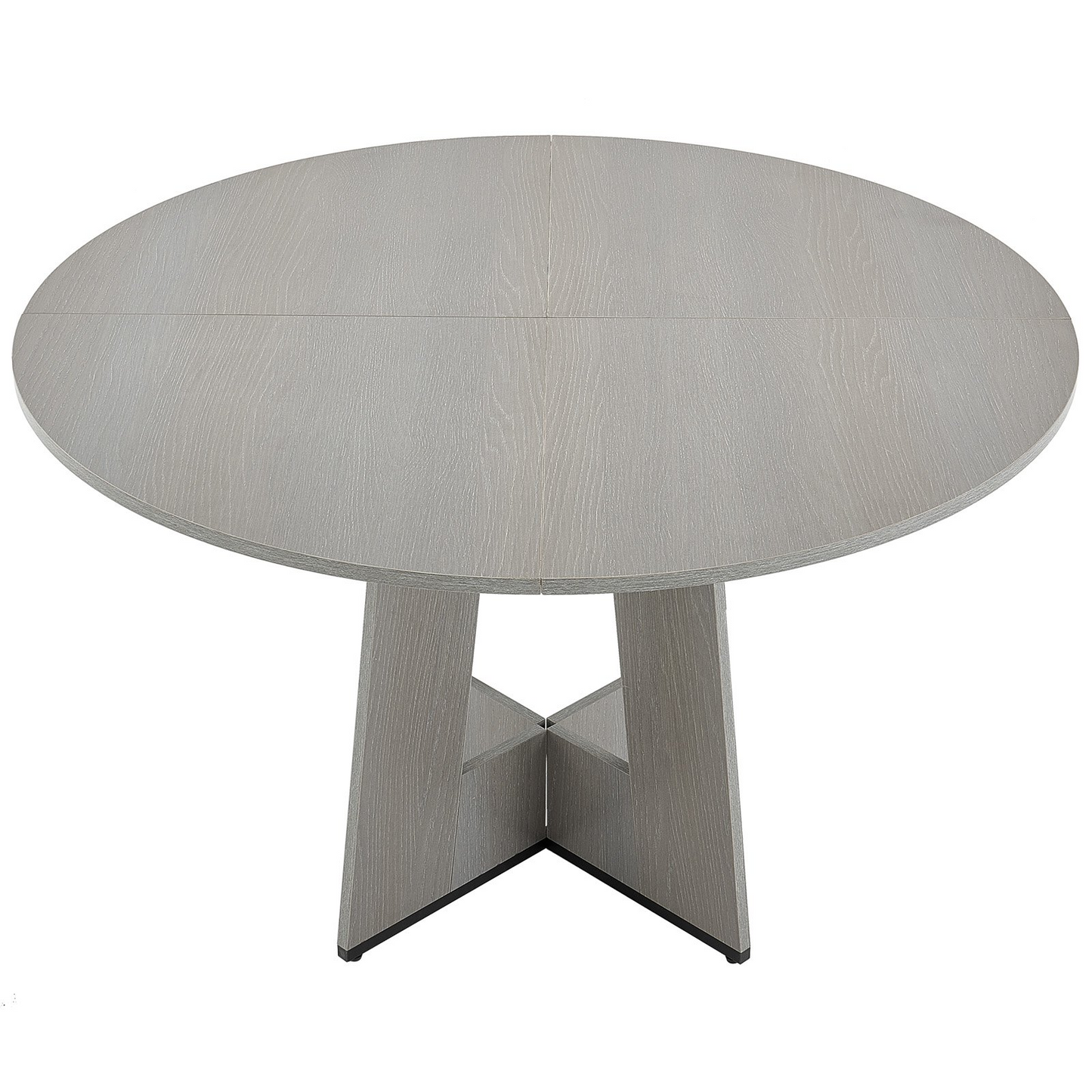 VEVOR 47 in Round Dining Table Wood Kitchen Table for 2-4 Person (Only Table)