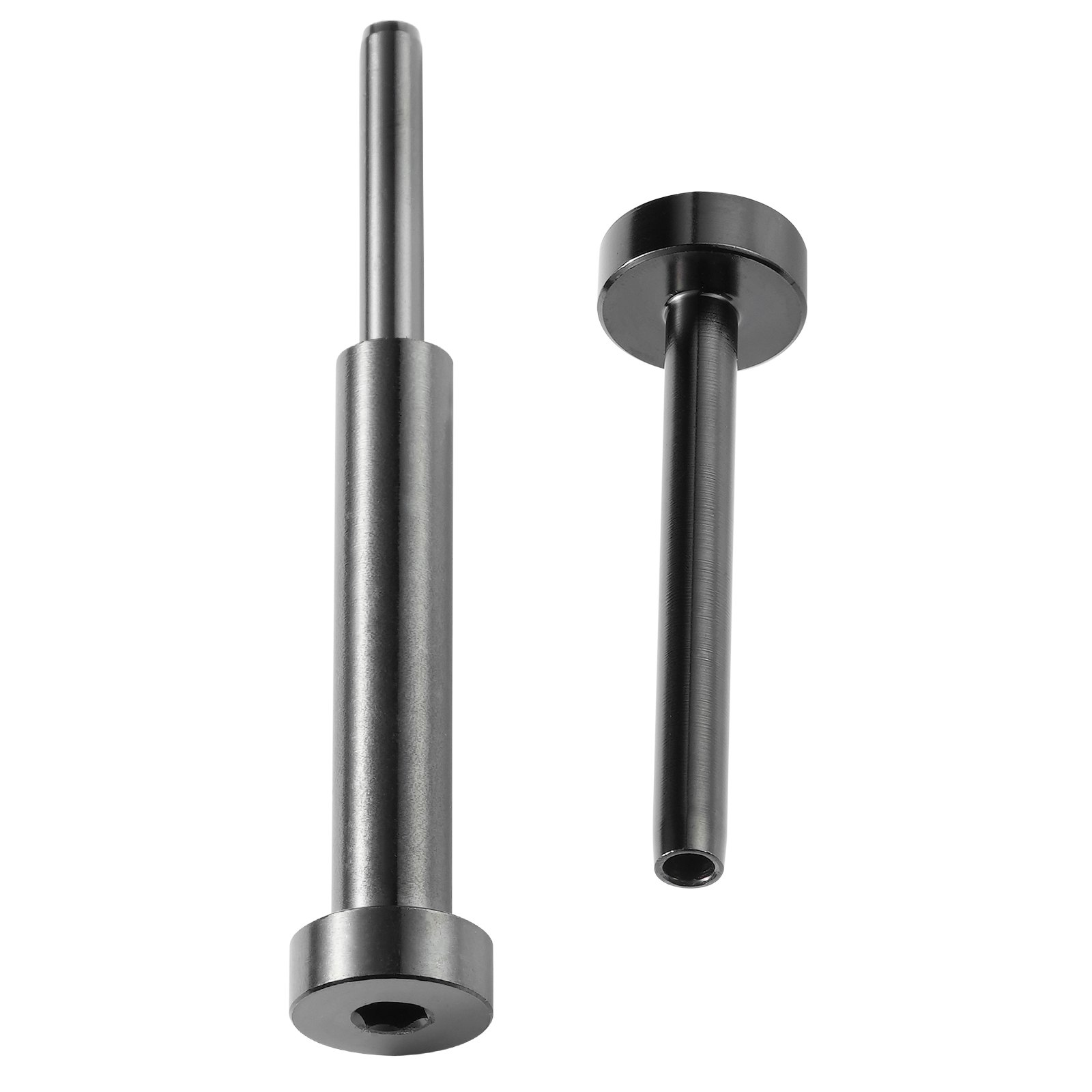VEVOR 30 Pack Invisible Cable Railing kit, T316 Stainless Steel 3.2mm Invisible Receiver and Swage Stud End for Cable Railing, Swage Tensioner 3.2mm for Wood/Metal Post, Cable Railing Hardware, Black