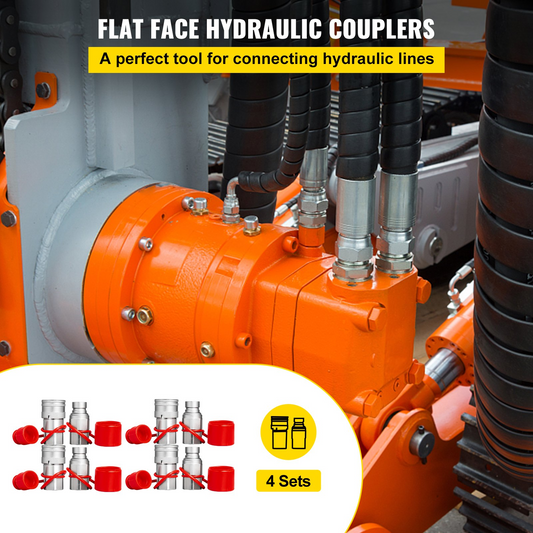 Hydraulic Quick Connect Hydraulic Coupler 3/4" 20.7 MPa for Engineering Machinery