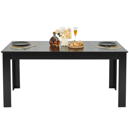 VEVOR 63in Rectangle Dining Table Wood Kitchen Table for 4-6 Person (Only Table)