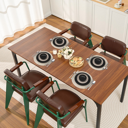 VEVOR 71in Rectangle Dining Table Wood Kitchen Table for 6-8 Person (Only Table)