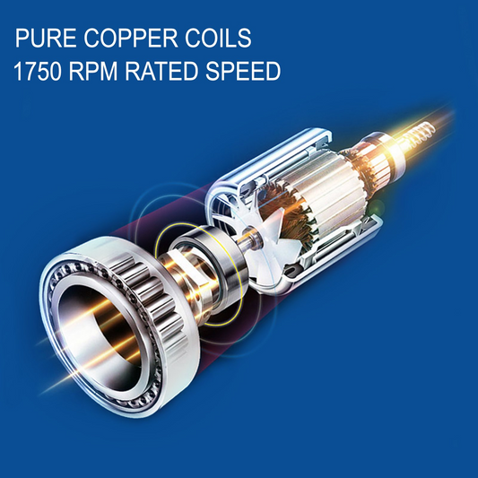 VEVOR 1 Hp DC Motor Rated Speed 1750 RPM 12V Electric Motor Permanent Magnet Motor