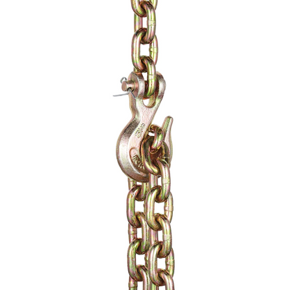 VEVOR Binder Chain G80 Tie Down Tow Chain with Two Hooks 5/16" x 14.2' 4900 lbs