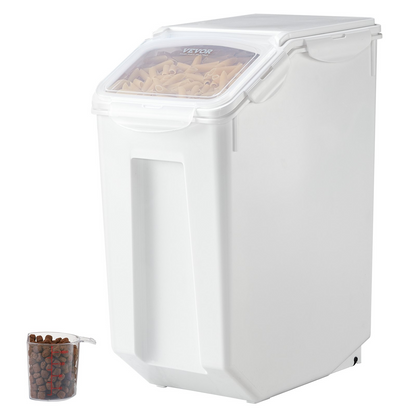 VEVOR 4.5Gal/20L Large Ingredient Storage Container Airtight Kitchen Flour Bin