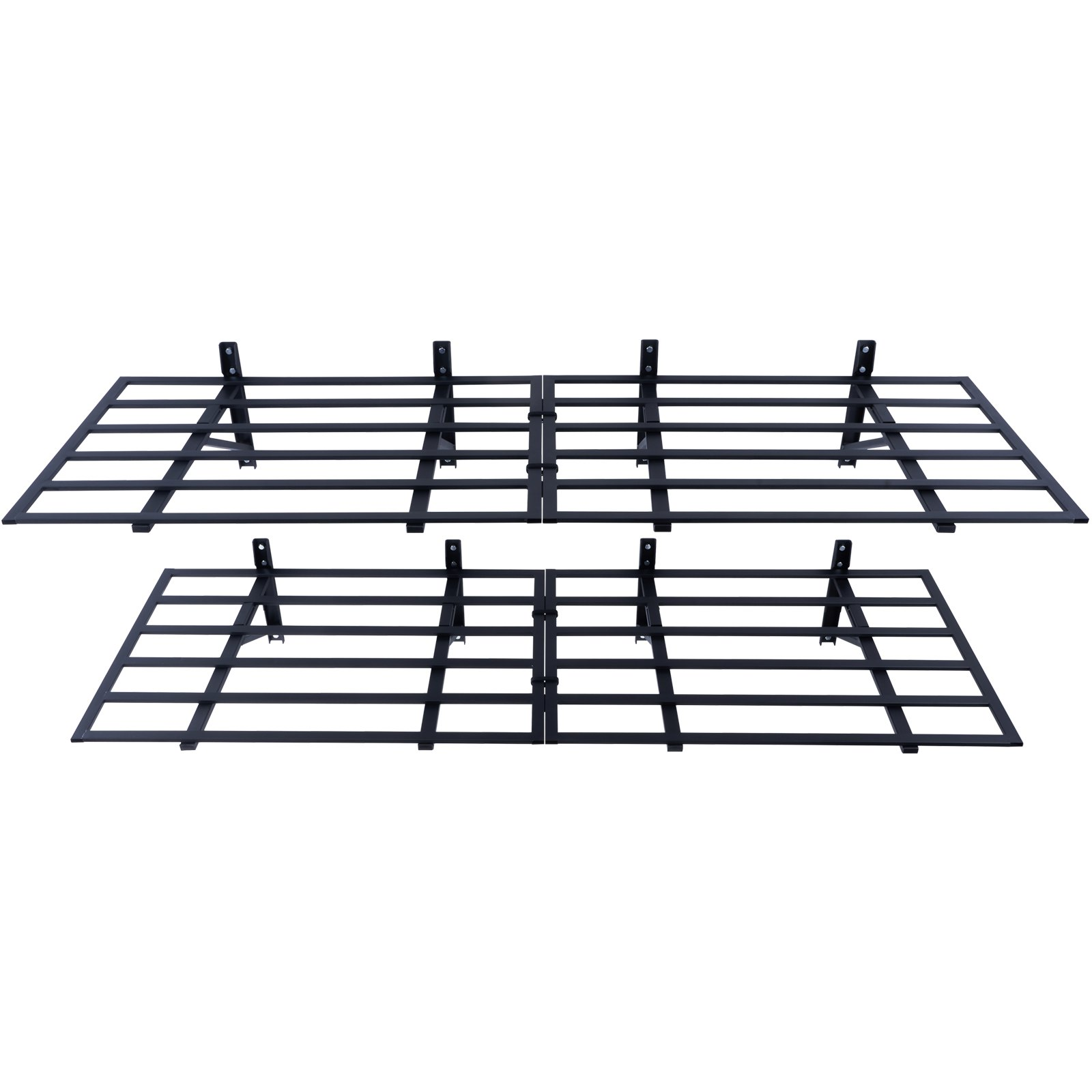 VEVOR Garage Storage Shelving, 2 Pack, 183 x 61 cm Heavy Duty Garage Shelves Wall Mounted, 726 kgLoad Capacity(Total) Garage Storage Rack Floating Shelves, Suitable for Shop, Shed, Garage Storage