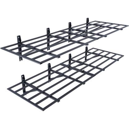 VEVOR Garage Storage Shelving, 2 Pack, 183 x 61 cm Heavy Duty Garage Shelves Wall Mounted, 726 kgLoad Capacity(Total) Garage Storage Rack Floating Shelves, Suitable for Shop, Shed, Garage Storage