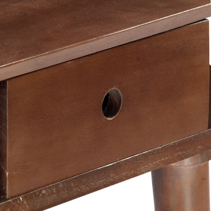 vidaXL Console Table 110x35x76 cm Solid Acacia Wood