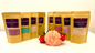 Eight 250g Luxury Natural Bath Blends in Eco-Pouch