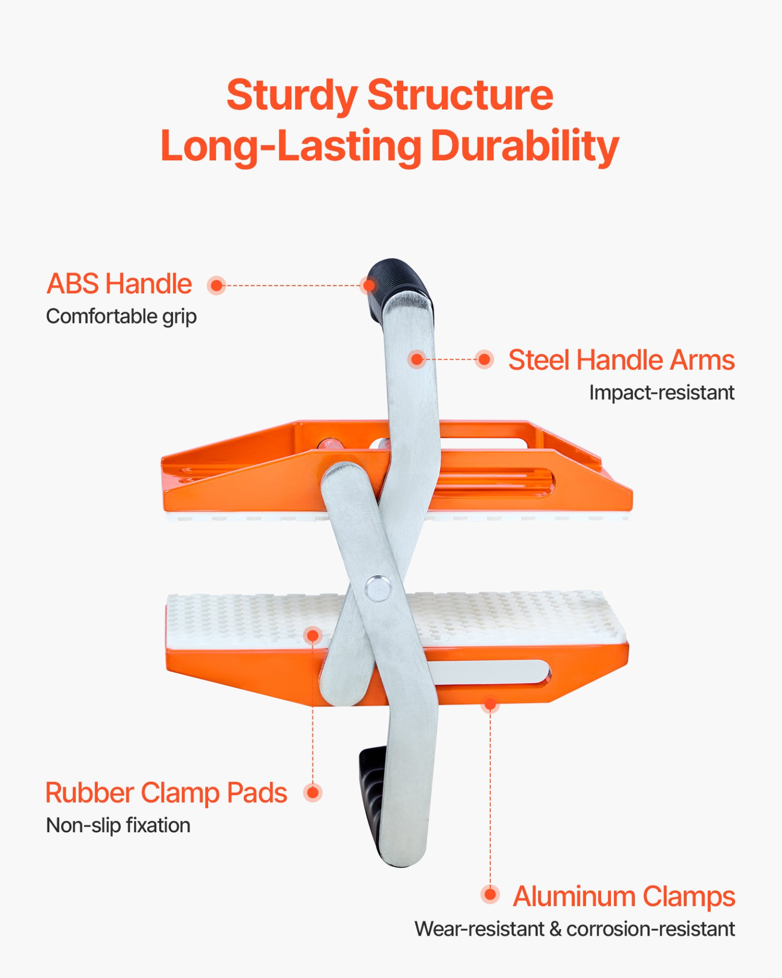 VEVOR Double Handed Stone Carrying Clamps 660 lbs Granite Panel Carriers