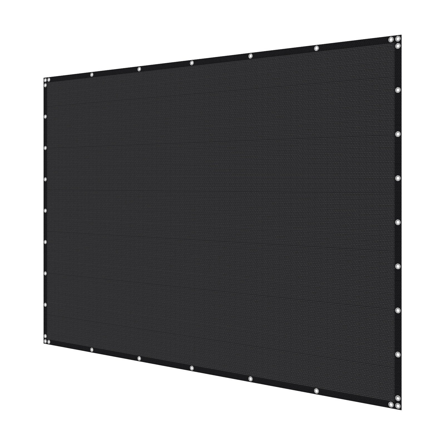 VEVOR 90% Sun Shade Cloth Privacy Screen 8 x 12 ft for Patio Garden (Black)
