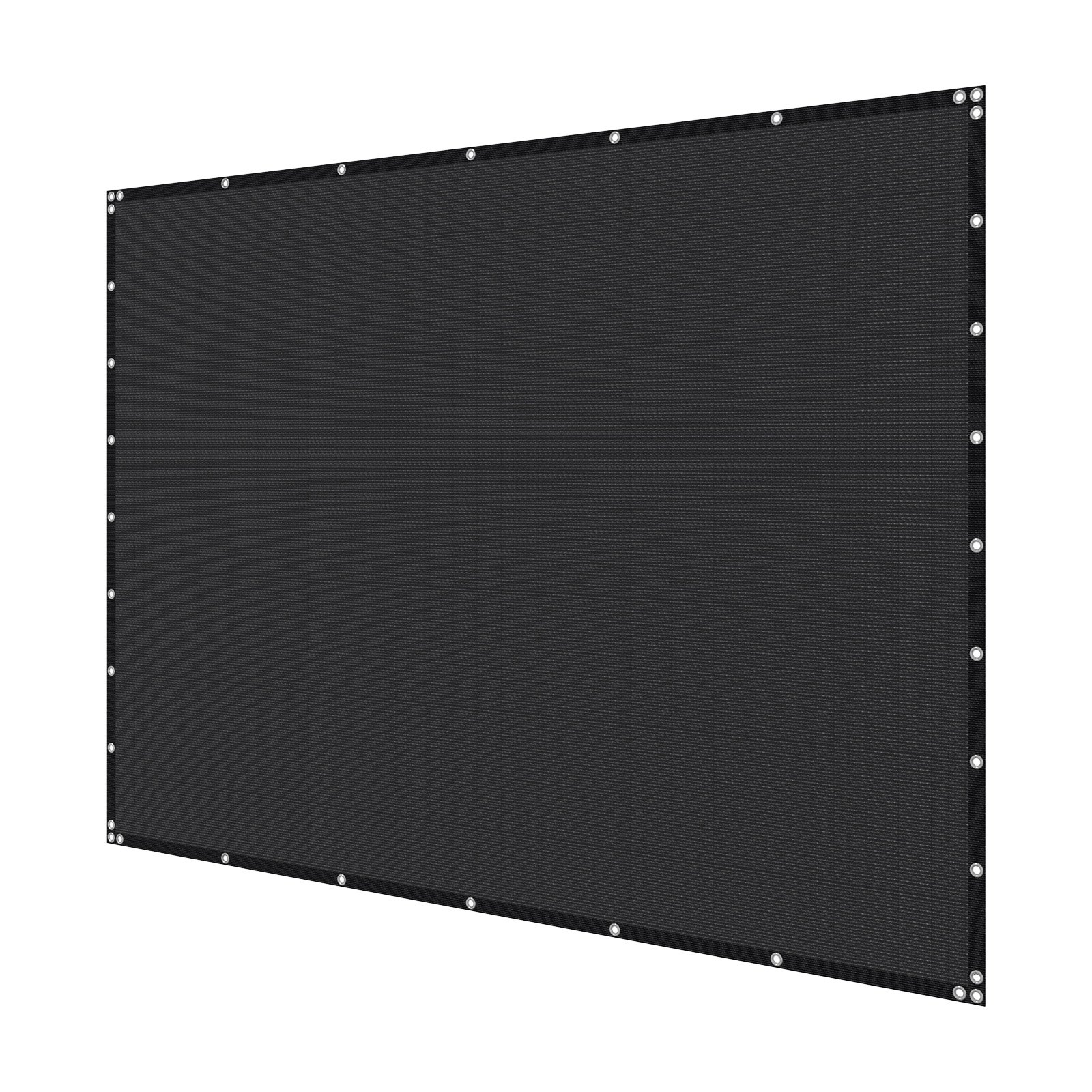 VEVOR 90% Sun Shade Cloth Privacy Screen 8 x 12 ft for Patio Garden (Black)