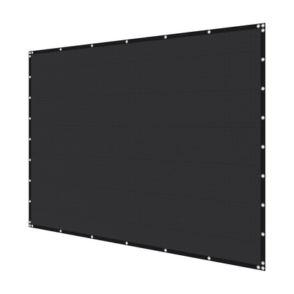 VEVOR 90% Sun Shade Cloth Privacy Screen 8 x 12 ft for Patio Garden (Black)