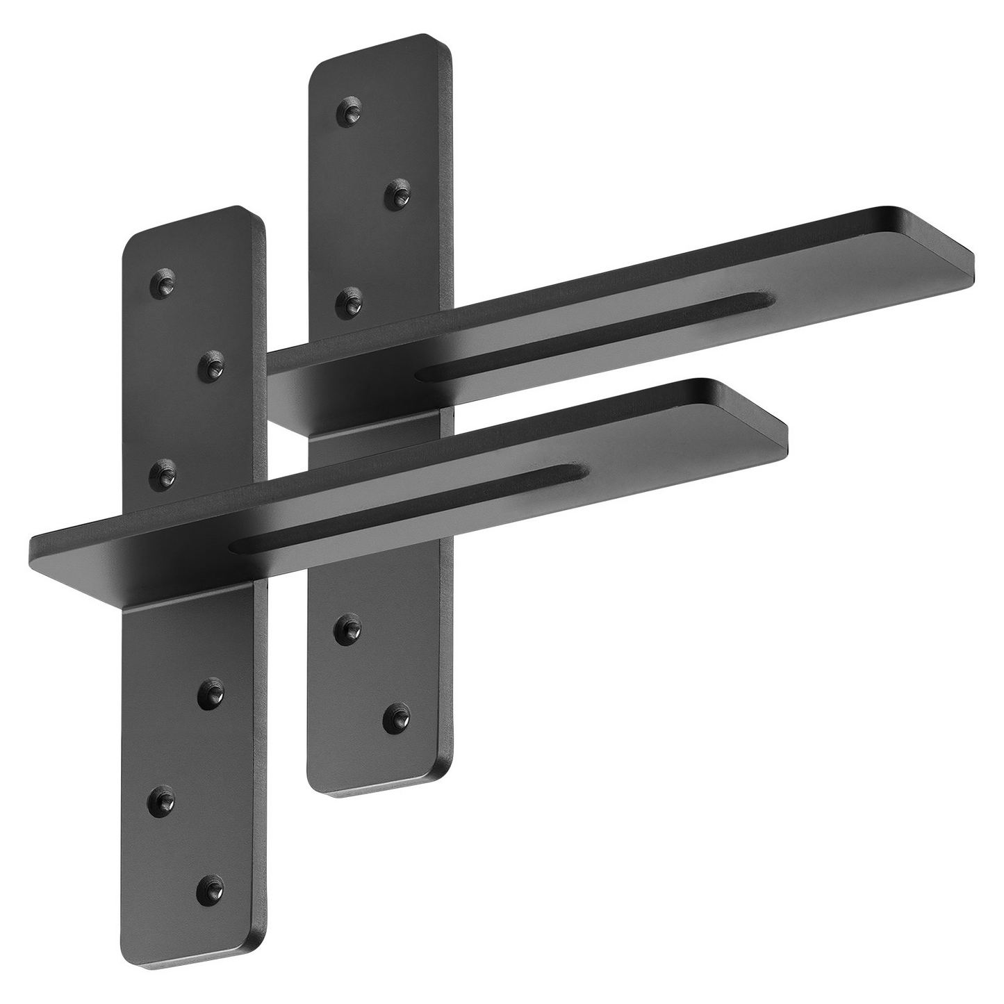 VEVOR 2 Pcs Shelf Brackets 12 inch / 304.8 mm Heavy Duty Floating Shelf Brackets