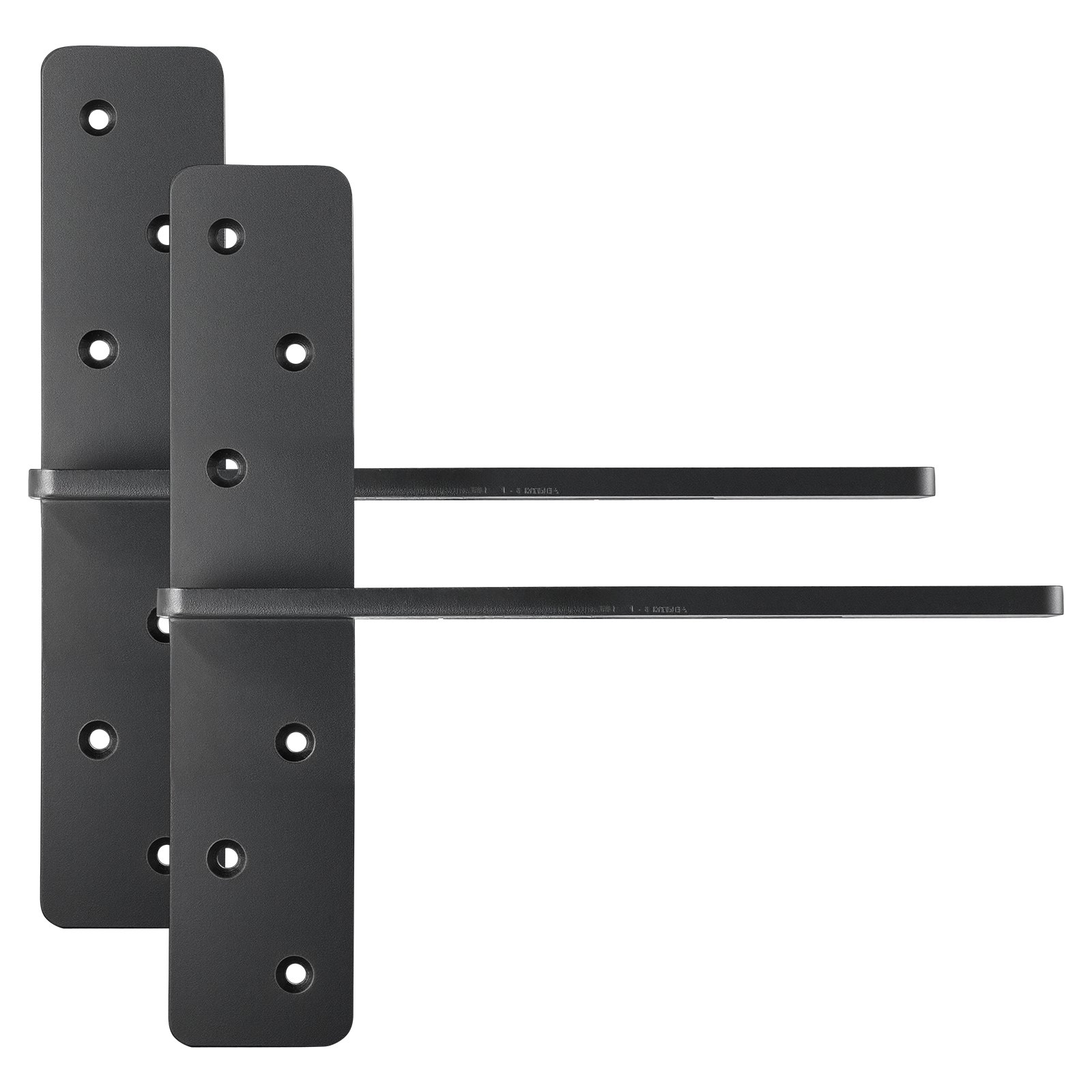 VEVOR 2 Pcs Shelf Brackets 12 inch / 304.8 mm Heavy Duty Floating Shelf Brackets