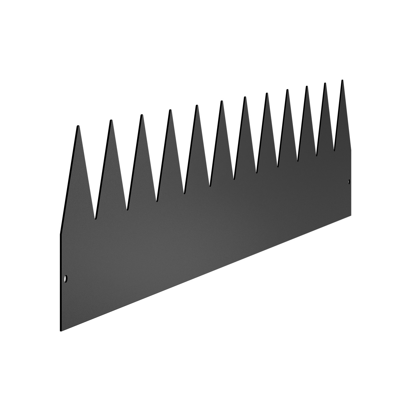 VEVOR Steel Landscape Edging 6 Packs 40 x 8in Rust-Resistant for Yard Black