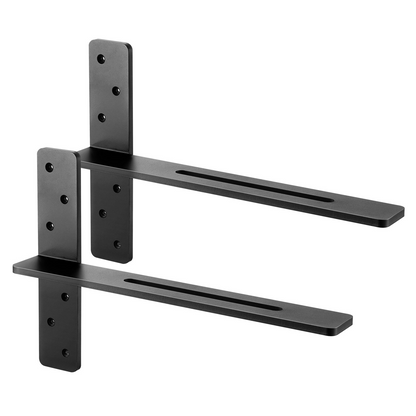VEVOR 2 Pcs Shelf Brackets 18 inch / 457.2 mm Heavy Duty Floating Shelf Brackets